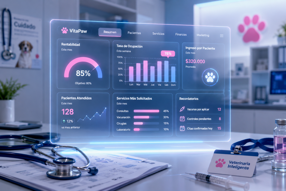 Los 5 KPIs Ocultos que Determinan el Éxito (o Fracaso) de tu Veterinaria en 2026