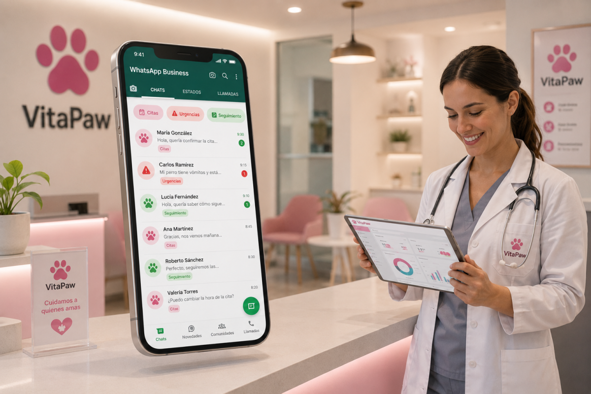 WhatsApp Business para Veterinarias: Comunicación Eficiente Sin Volverte Loco